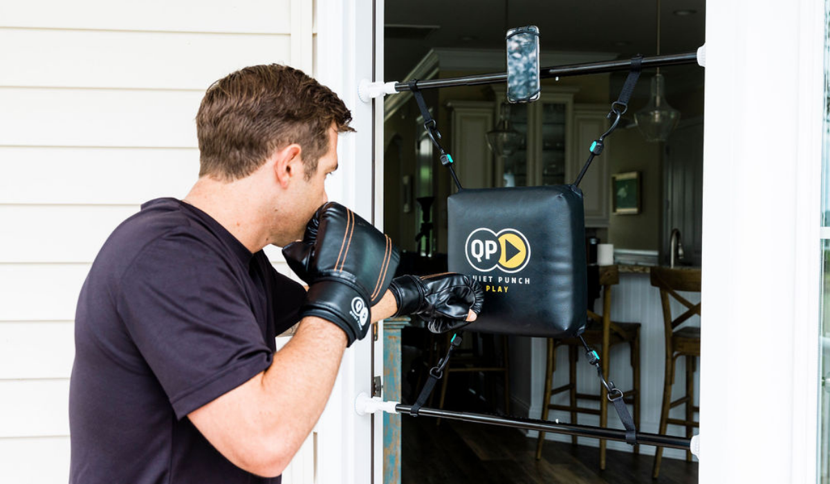 Quiet Punch The Doorway Smart Punching Bag System